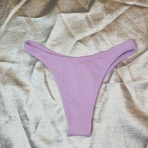 High waisted bikini bottoms